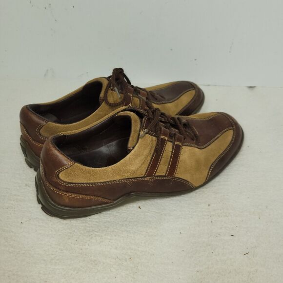 Cole Haan Shoes Size 9M Mens Casual Two Tone Brown Oxford Driving Comfort C03996 - Picture 2 of 16